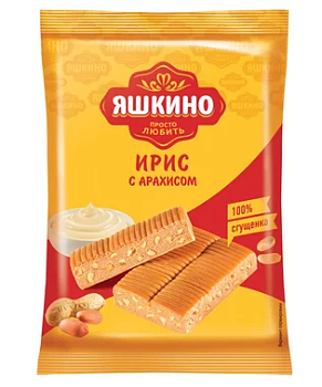 KDV Ирис тиражный С АРАХИСОМ 140г  1*28