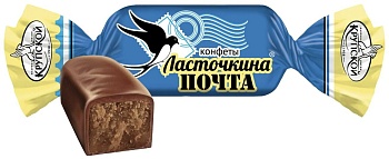 СЛАВЯНКА Конфеты ЛАСТОЧКИНА ПОЧТА /пак.1кг./ 1*6