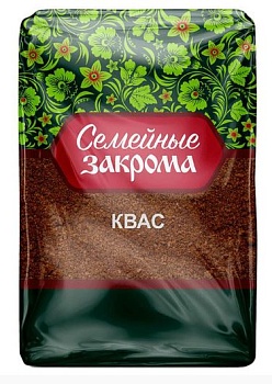 СЕМЕЙНЫЕ ЗАКРОМА КВАС хлебный сухой 600гр  1*12