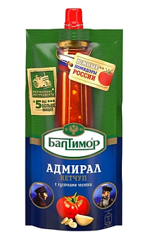 БАЛТИМОР Кетчуп Адмирал 260гр д/пак 1*28