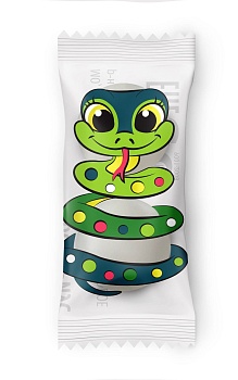 СИРИУС Драже ZOO-ZOO Змейка кремовое /пак.1кг/  1*3