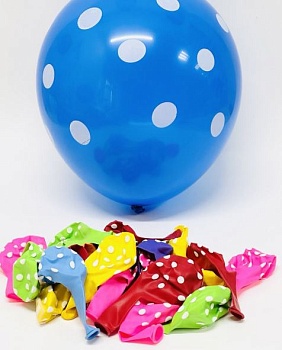 Воздушные шары "ГОРОХ" пастель цвет микс   1*25 Воздушные шары "ГОРОХ" пастель цвет микс   1*25