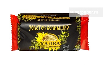 ТАРАЗ Халва ПОДСОЛНЕЧНАЯ Золотое солнышко фас.250гр  1*36