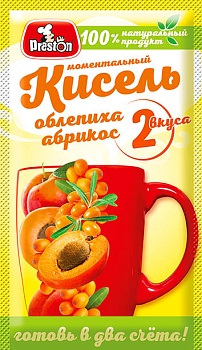 -20% Pr.PRESTON Кисель Б/П Облепиха и Абрикос 30гр  1*30