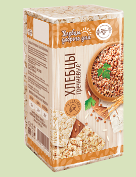 ПРОДПОСТАВКА Хлебцы ДОБРОГО ДНЯ Гречневые без соли б/гл НД34 60гр  1*15