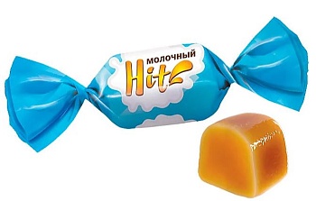 KDV Конфеты Молочный HIT /река молока/ 500гр 1*10