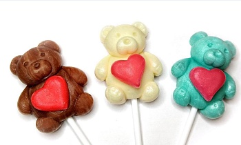 СИБ.ЛЕДЕНЕЦ Карамель на палочке МЕДВЕЖОНОК с открыткой 26гр. шоу-бокс  1*30