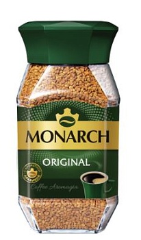 КРАФТ Кофе сублим. МОНАРХ 47,5гр стекл/банка 1*12