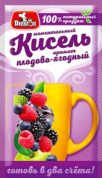 Pr.PRESTON Кисель Б/П Плодово-ягодный 30гр  1*30