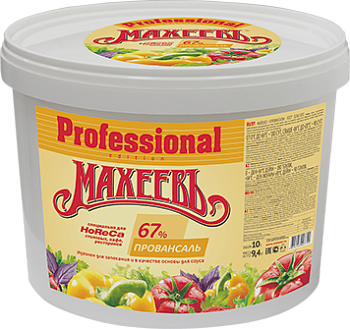 МАХЕЕВЪ ХОРЕКА Майонез Провансаль 67% 9,4кг ведро 1*1