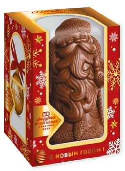 МОНЕТНЫЙ ДВОР Шок.фигурка НОВОГОДНЯЯ 100гр. короб 1*12 МОНЕТНЫЙ ДВОР Шок.фигурка НОВОГОДНЯЯ 100гр. короб 1*12