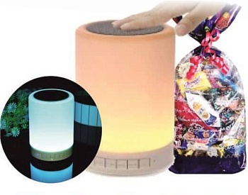 Игрушка Ночник музыкальный (Светится разными цветами, колонка) 2024  1*1