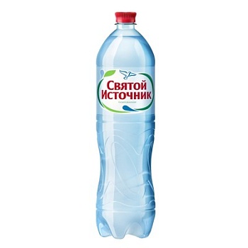 СВЯТОЙ ИСТОЧНИК Вода 1,5л ПЭТ Газированная 1*6