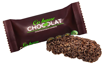CO BARRE DE СHOCOLAT Конфеты мультизлаковые с темной глаз. 1*2