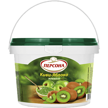 ПЕРСОНА Повидло КИВИ-ЯБЛОКО  870гр ведро 1*12
