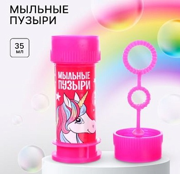 Мыльные пузыри "ЕДИНОРОГ, МИННИ МАУС" 35мл  1*20