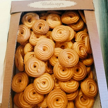 ШОКОЛАДЪ Печенье сдобное РЫЖИКс маком   1*1,2