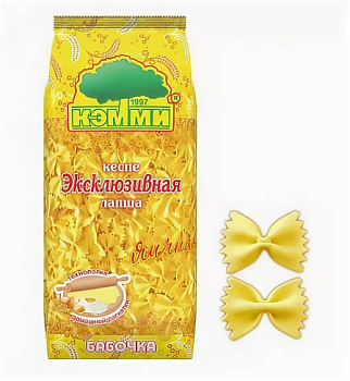 КЭММИ Лапша Эксклюзивная БАБОЧКА 250г  1*28
