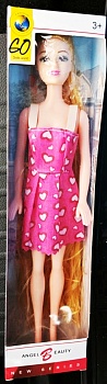 Игрушка КУКЛА БАРБАРА в коробочке в коротком платье   1*1