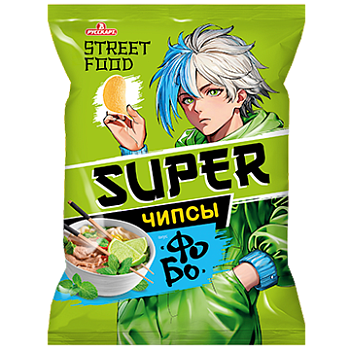 РУССКАРТ Чипсы РУССКАЯ КАРТОШКА 70гр SUPER Фо Бо 1*28