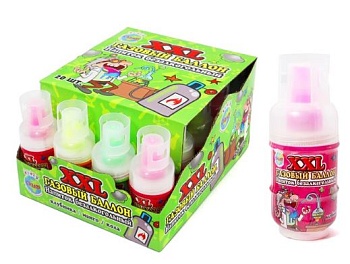 КАНДИ-КЛАБ Жидкая конфета-спрей БАЛЛОН XXL ассорти 60мл  12*20