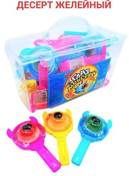 КАНДИ-КЛАБ Десерт желейный ГЛАЗ МОНСТРА взр.кар.ассорти 14гр  12*30