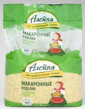 АЛЕЙКА Макаронные изделия ВЕРМИШЕЛЬ  фас.5кг  1*5