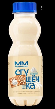 МАРИМОЛОКО Сгущенка со вкусом СЛИВОК 450гр ПЭТ/бут 1*30