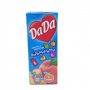 DaDa 0,2л Нектар ПЕРСИК  1*18