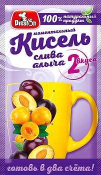 -20% Pr.PRESTON Кисель Б/П Слива и Алыча 30гр  1*30
