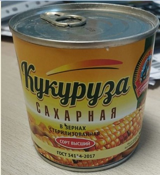 СОХРАНИМ ТРАДИЦИИ Кукуруза сахарная (ключ) 400гр ж/б ГОСТ 1*12