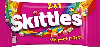 РИГЛИ Драже СКИТТЛС "2 в 1" 38г(12*12)  12*12