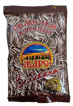 ЖАРО Семечки подсолн жареные ВЕЛИКАНЫ 150гр.  1*10