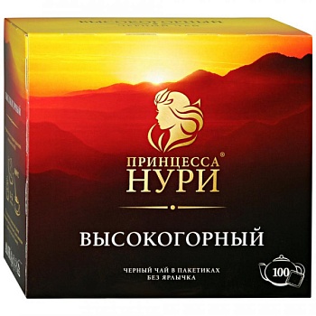 ОРИМИ НУРИ Чай черный пак. Высокогорный пак.(2г*100п) с/я   1*18