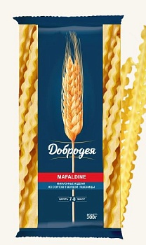 ДОБРОДЕЯ Макаронные изделия Лапша «Волна-Заморская» (MAFALDINE) 300гр  1*20