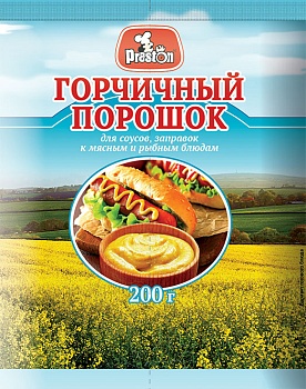 Pr.PRESTON Порошок горчичный  200гр  1*35