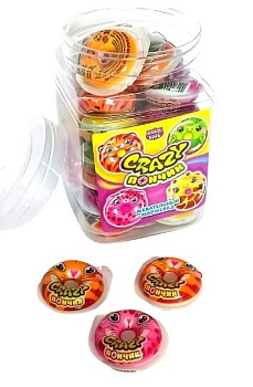 КАНДИ-КЛАБ CRAZY ПОНЧИК Мармелад  10гр  20*30 КАНДИ-КЛАБ CRAZY ПОНЧИК Мармелад  10гр  20*30