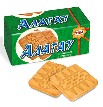 РАХАТ Печенье сахарное АЛАТАУ фас.185гр  1*30