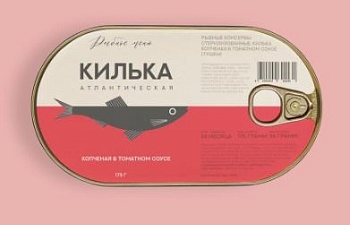 РЫБНОЕ МЕНЮ Килька балтийская копчён.в томат.соусе (тушки) ключ Hansa 175гр ж/б СТО 1*24