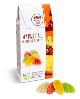 РАХАТ Мармелад ЖЕЛЕЙНЫЙ В САХАРЕ х/к фас.250гр  1*16