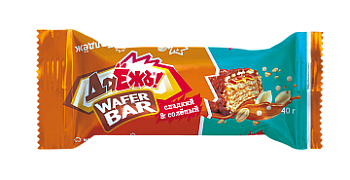 ЭССЕН Конфеты ДАЁЖЪ карамель, арахис и солен.кранчами вафельные фас.40гр 1*15