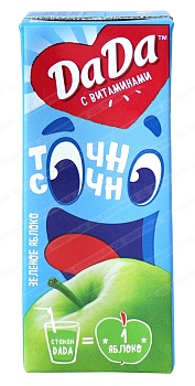 DaDa 0,2л Сок ЗЕЛЕНОЕ ЯБЛОКО  1*18