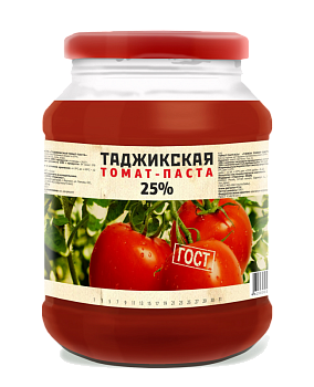 ПЕРСОНА Томатная паста Таджикская 25% 1000гр ст/банка твист 1*6