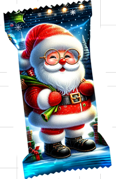 ЛЮСИ Конфеты НГ МЕЧТА ДЕД МОРОЗ вкус пломбир  1*2