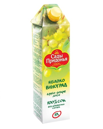 САДЫ ПРИДОНЬЯ 1л Сок ЯБЛОКО ВИНОГРАД восстан. осветл т пак 1 12 24.11.2021 16 27 17
