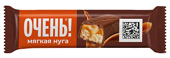 -30% СЛАВЯНКА Батончик ОЧЕНЬ нуга и кармель глазир. 42гр  1*25