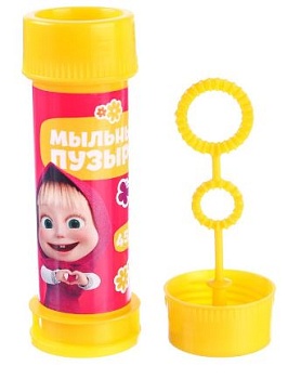 Мыльные пузыри "МАША И МЕДВЕДЬ"  45мл  1*15