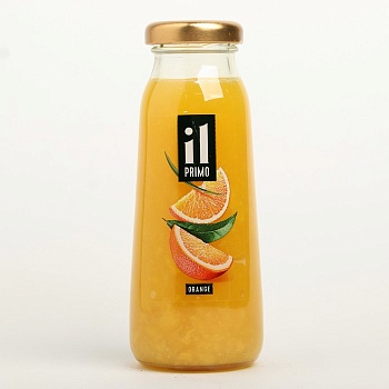 IL PRIMO 0,2л Сок АПЕЛЬСИН восстан. /стекло/  1*8