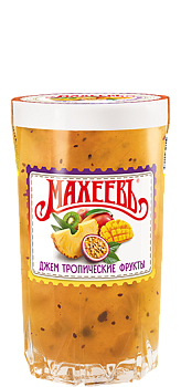 МАХЕЕВЪ Джем ТРОПИЧЕСКИЕ ФРУКТЫ 400гр стакан 1*10