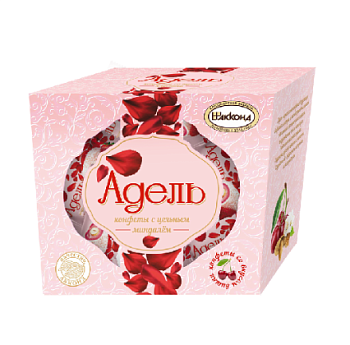 АККОНД Набор конфет 150гр АДЕЛЬ с цельным миндалем и вишней фас. 1*6 АККОНД Набор конфет 150гр АДЕЛЬ с цельным миндалем и вишней фас. 1*6